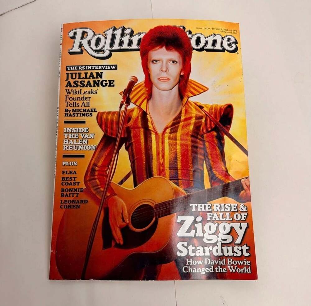 Rolling Stone Magazine February 2 2012 David Bowie Ziggy Stardust